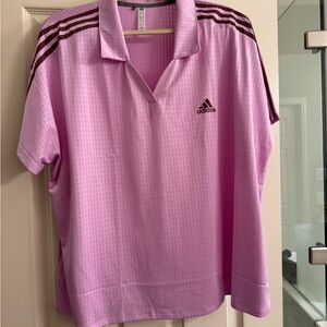 Adidas Pink Polo Shirt size 2X